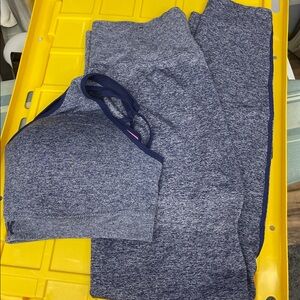 Pink Active XL sports bra & leggings Edited Color “Navy blue”